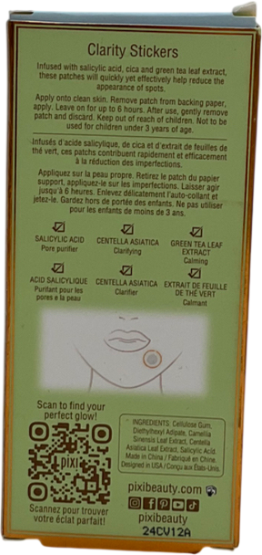 Pixi Clarity Salicylic Acid Blemish Spot Stickers 24 patches