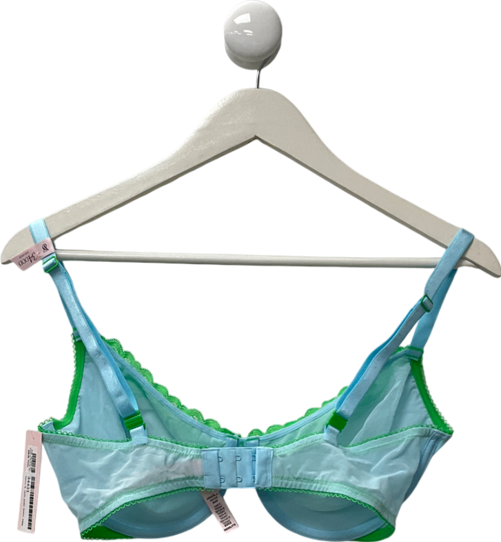 victoria secret Cool Down Blue Unlined Demi Bra UK 34DD