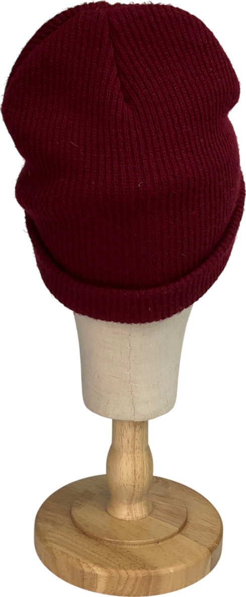 BDG Red Burgundy Knitted hat One Size
