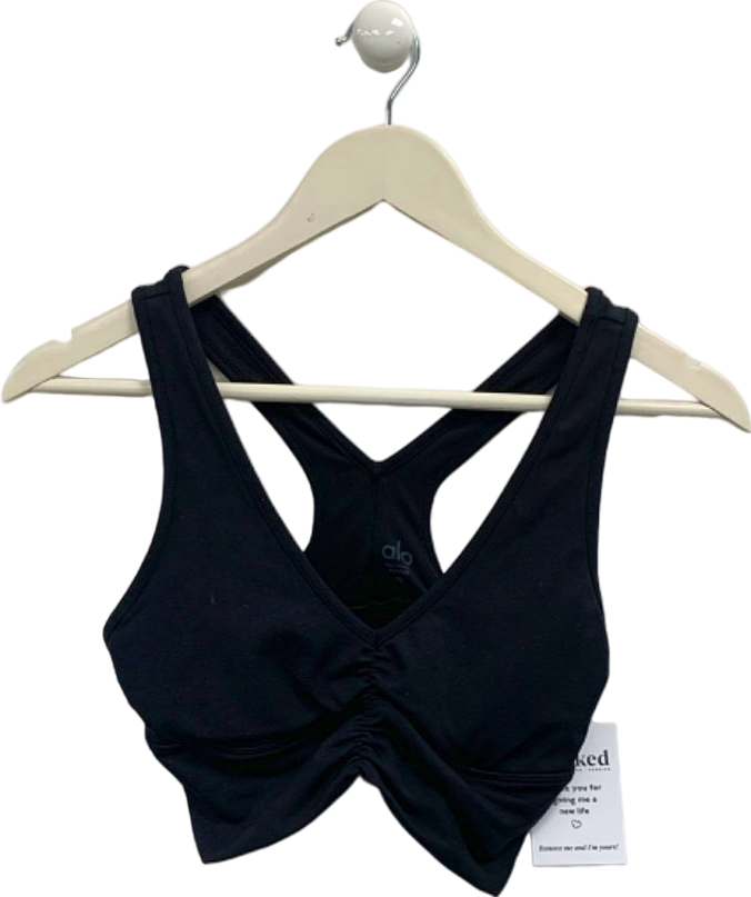 Alo Black Wild Thing Bra UK S