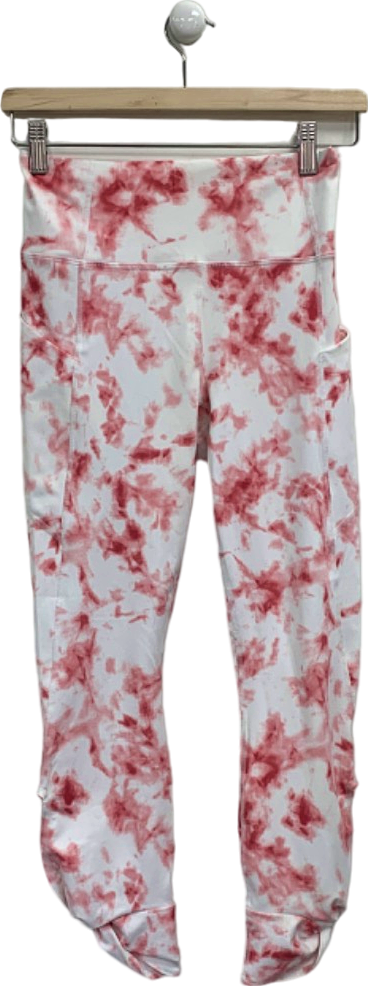 FABLETICS Pink Tie-Dye Oasis High-Waisted Twist Legging UK S