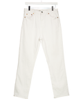 Topshop White High Rise Slim Straight Jeans L32 W30