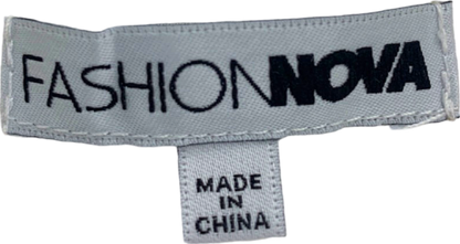 Fashion Nova White Sleeveless Blazer XS