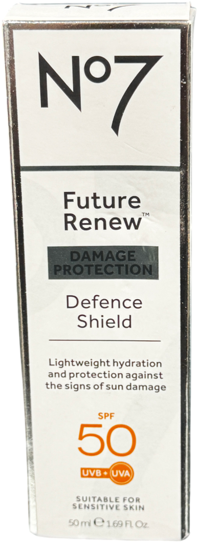 No7 Future Renew Damage Protection Defence Shield Spf50 50ML