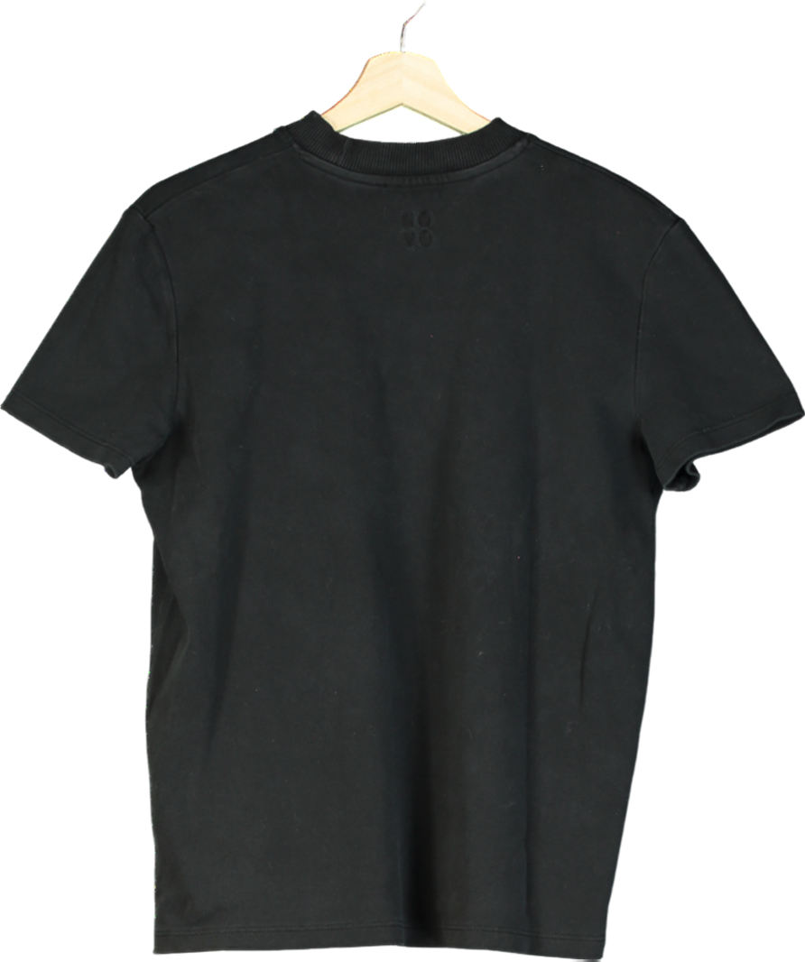 novo Black Organic Heavyweight T Shirt UK 6