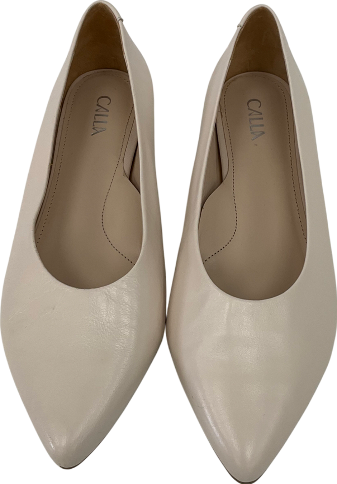 Calla Nude Lucinda Leather Pumps UK 9 EU 42 👠