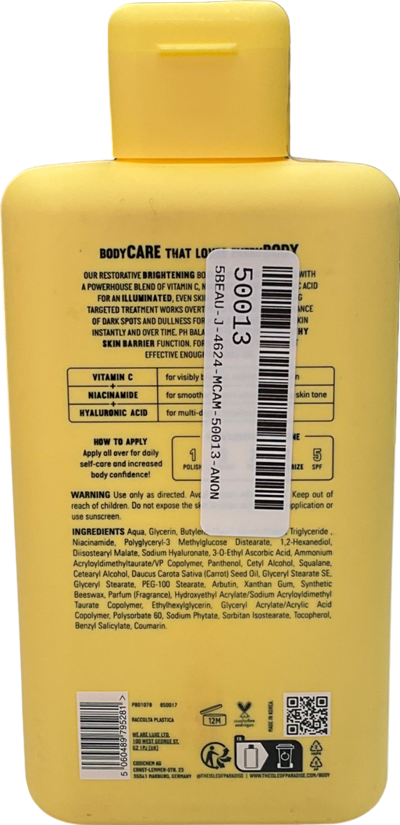 Isle Of Paradise Exclusive Brilliantly Bright Body Moisturiser 280
