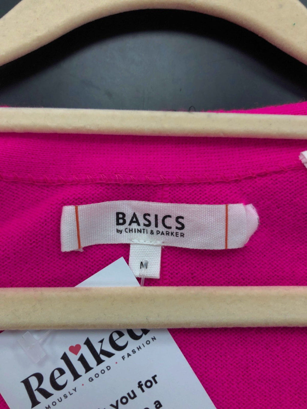 Chinti & Parker Pink Wool Cashmere Cardigan M