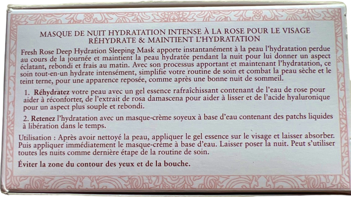 Fresh Rose Deep Hydration Sleeping Mask 35ml