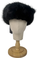 Helen moore Black Faux Fur Huff Headband One Size