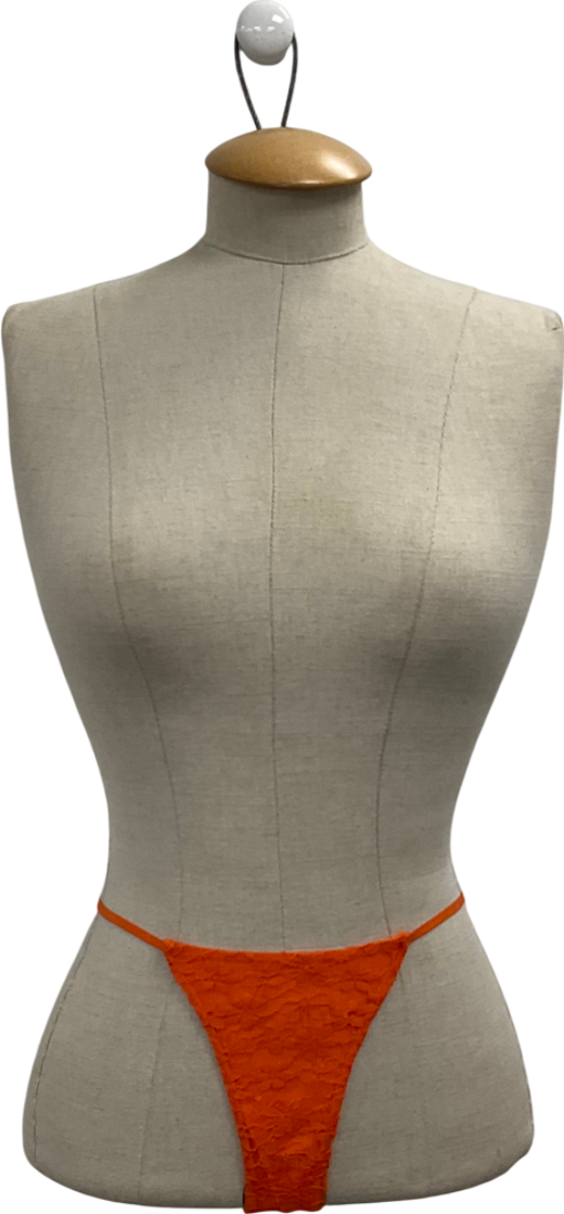 Outcast Orange Lace Briefs UK S