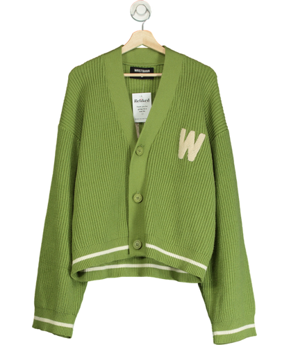 WRSTBHVR Lavo Cardigan - Piquant Green UK 12