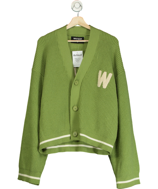 WRSTBHVR Lavo Cardigan - Piquant Green UK 12