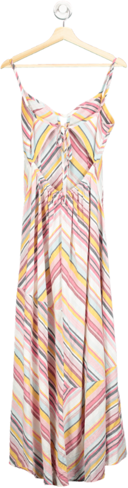 Anthropologie Multicoloured Striped Maxi Dress Small