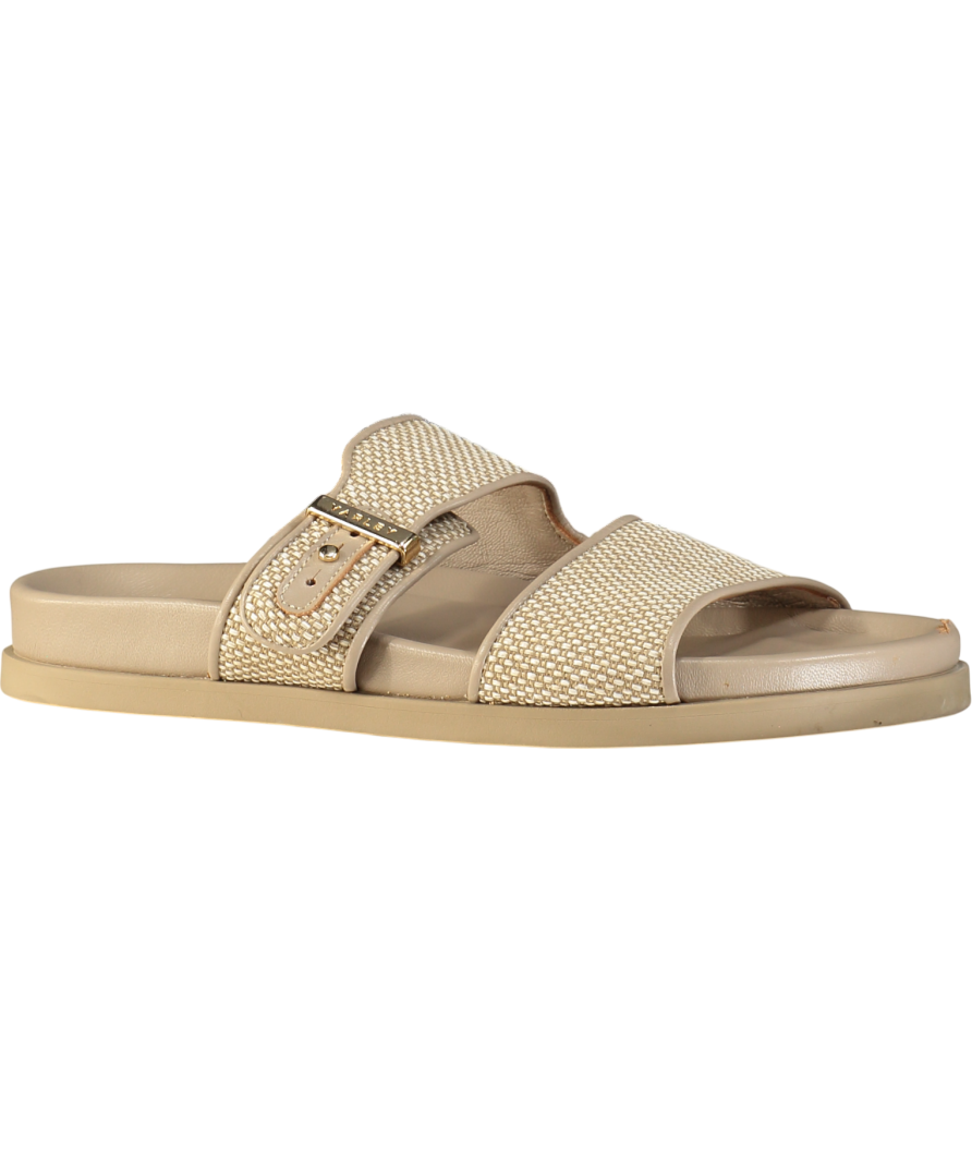 Varley Cream Latona Textile Sandal UK 8 EU 41 👠