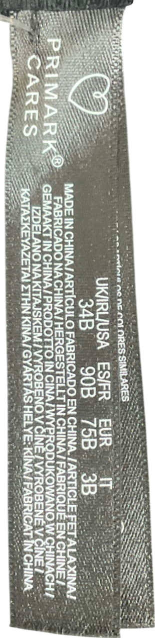 Primark Black Multiway Underwired Bra UK 34B