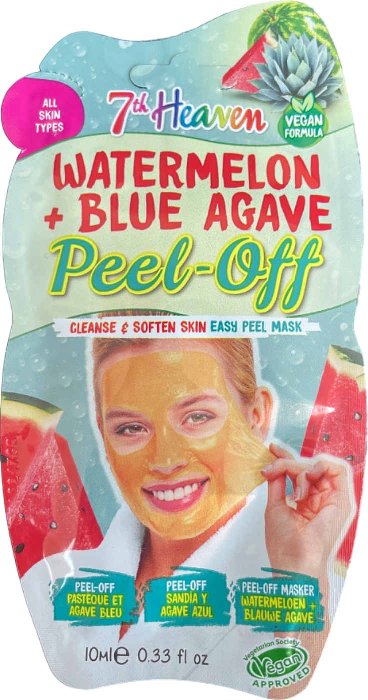 7th Heaven Watermelon + Blue Agave Peel-Off Mask No Shade 10ml