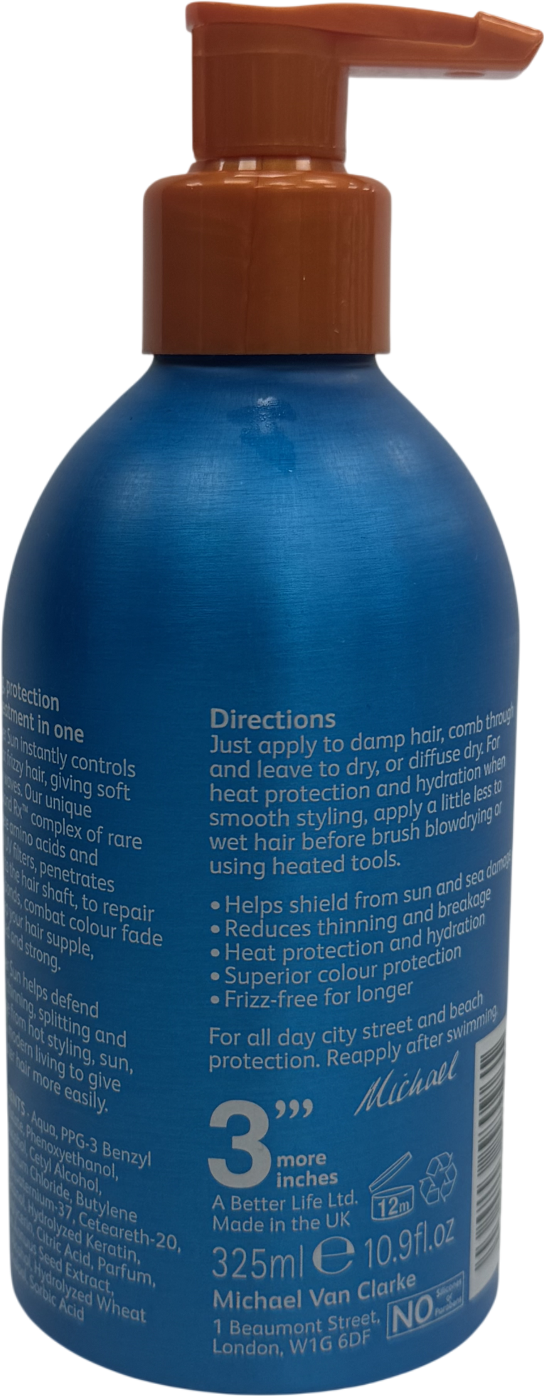 Van Clarke Lifesaver Sun Leave-in Styling Treatment 325ml