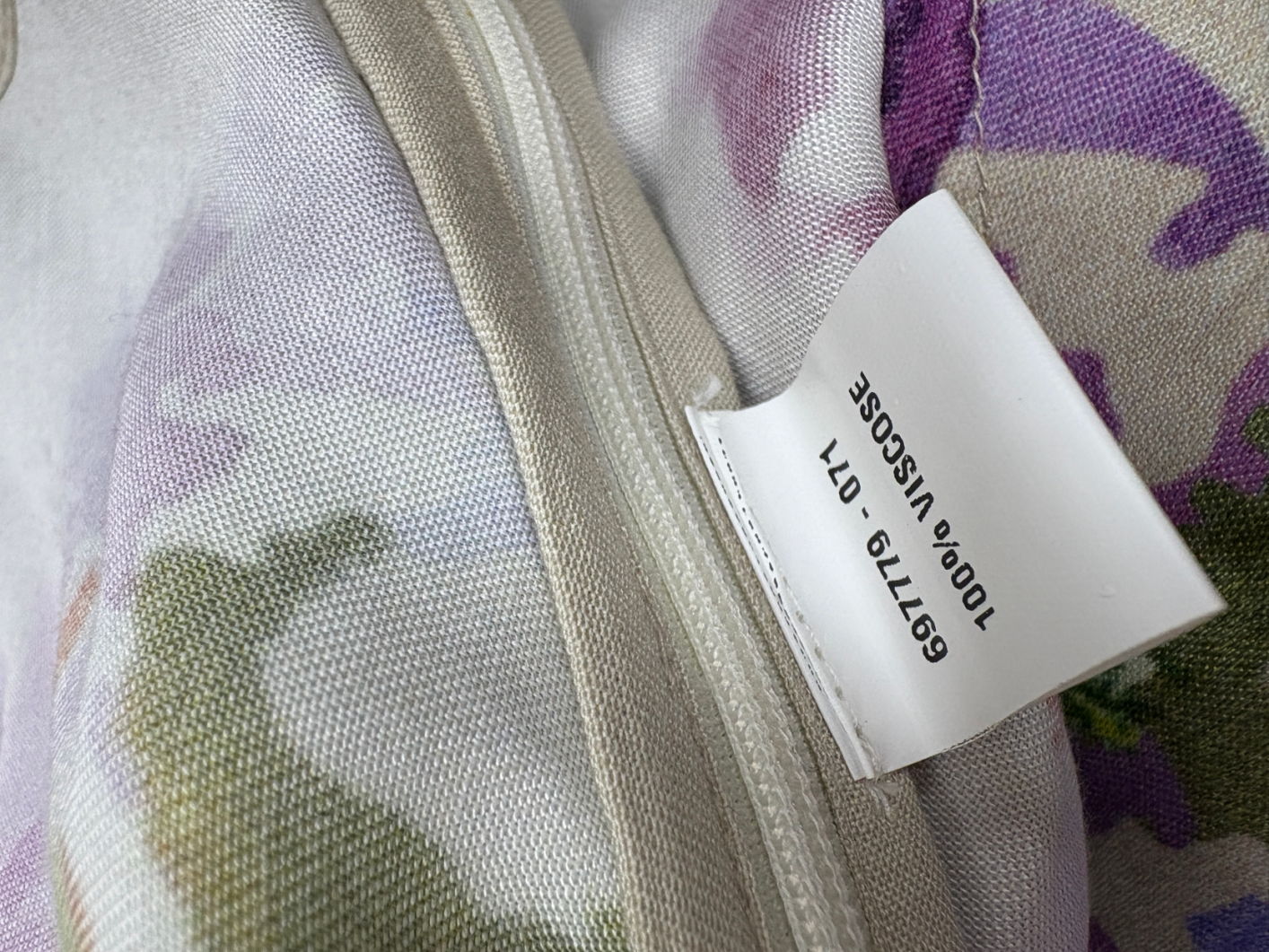 Anthropologie Beige Floral Cami Top UK M