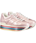 Pinko Pink H352 Donna Time Rainbow Platform Trainers UK 5 EU 38 👠
