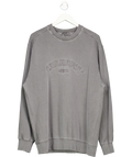 Carhartt WIP Grey Charcoal Embroidered Sweatshirt UK XL