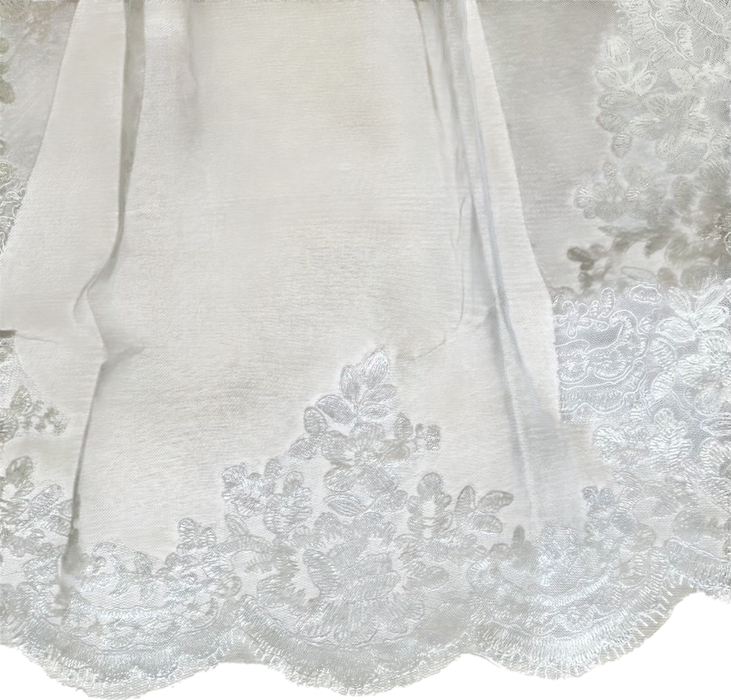 White Lace Veil One Size