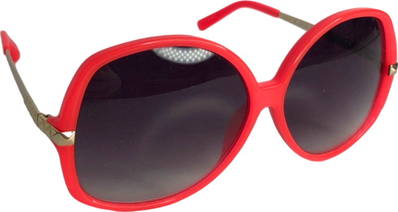 Linda Farrow Red Oversized Sunglasses