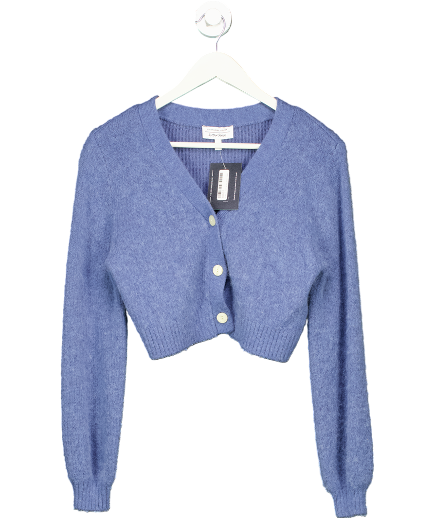 & Other Stories Blue Knitted Cardigan UK XS