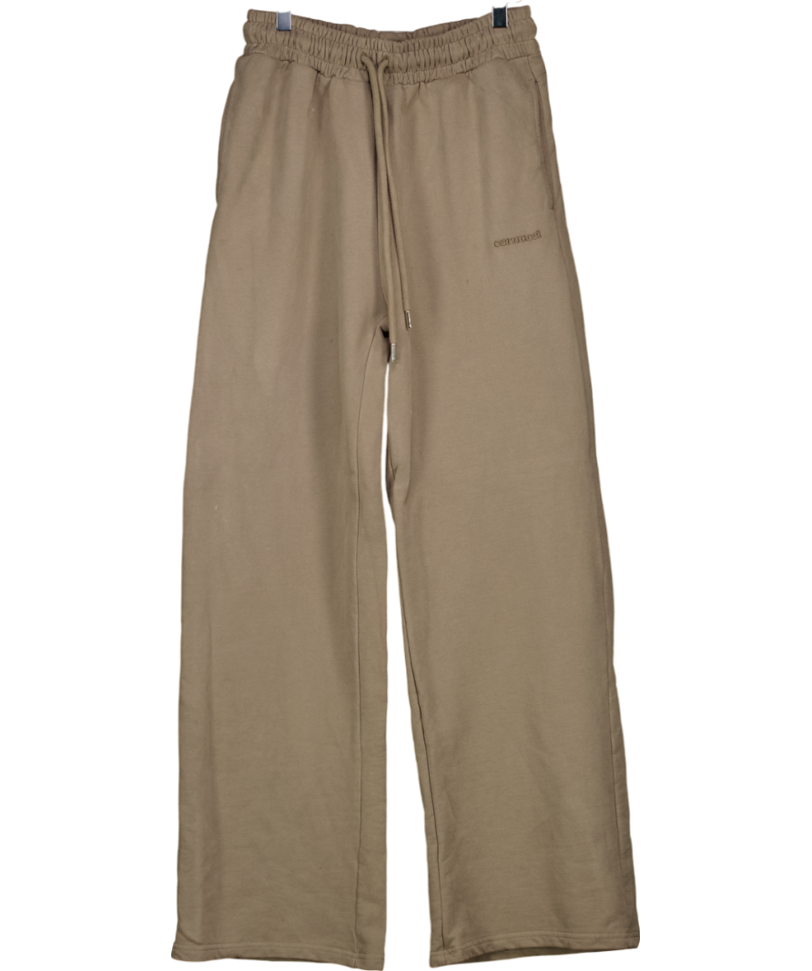 Cernucci Beige Ladies Wide Leg Jogger - Taupe UK S