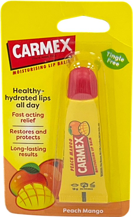 Carmex Peach And Mango Lip Balm 10g