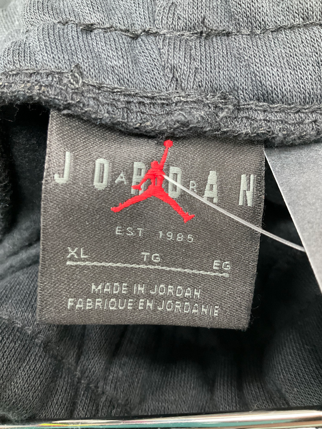 Air Jordan Black Essential Men's Fleece Shorts UK XL