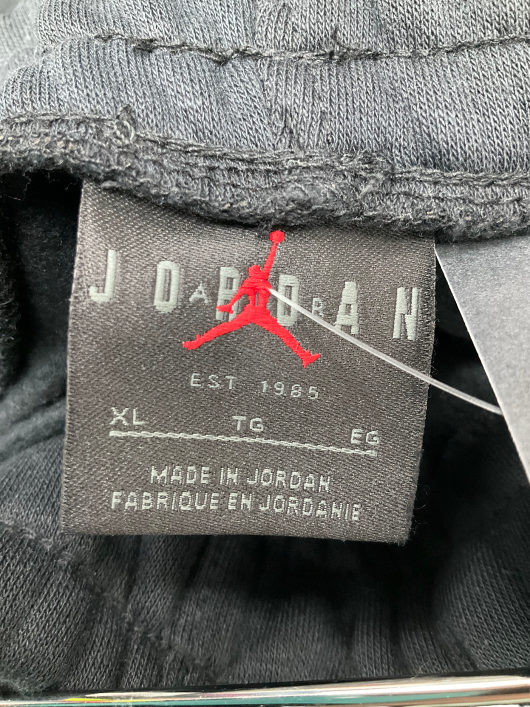 Air Jordan Black Essential Men's Fleece Shorts UK XL