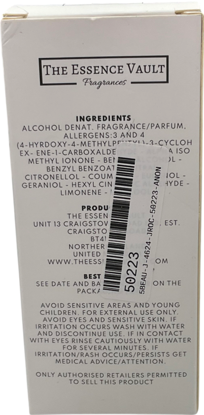 the essence vault Parfum 27 100ml