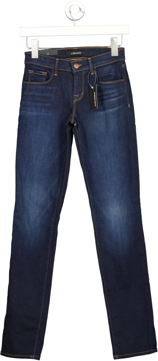 J Brand Blue Mid Rise Straight Leg Jeans BNWT W24