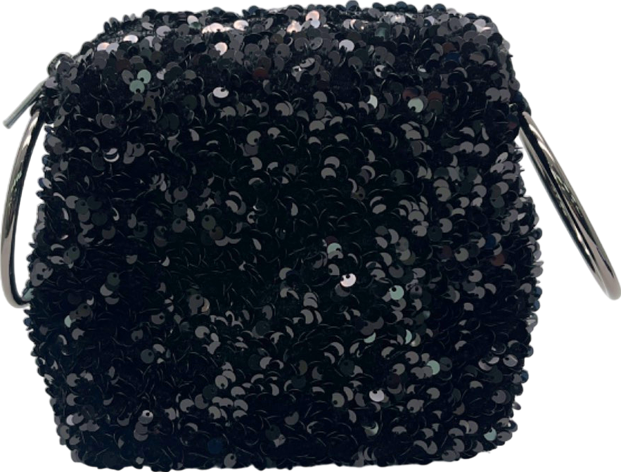 Phase Eight Black Sequin Bag
