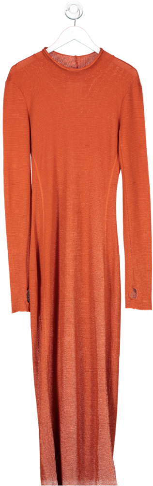 American Vintage Orange Sovy Dress Terracotta UK M/L