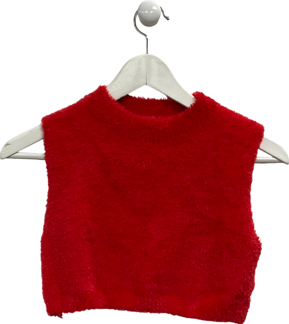 Finesse Brielle Red Cropped Top UK XS/S