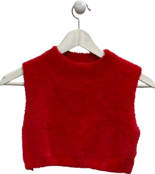 Finesse Brielle Red Cropped Top UK XS/S