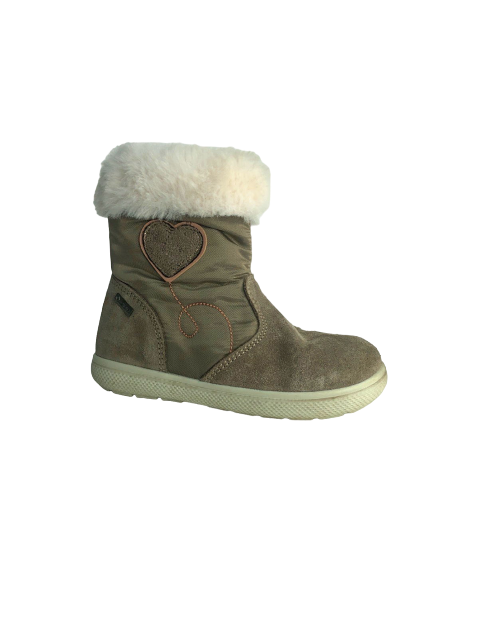 Primigi Beige Faux Fur Lined Winter Boots UK 25