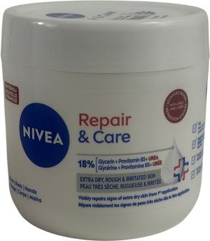 Nivea Repair & Care 18% Glycerin & Urea 72h Body Moisturiser 400ml
