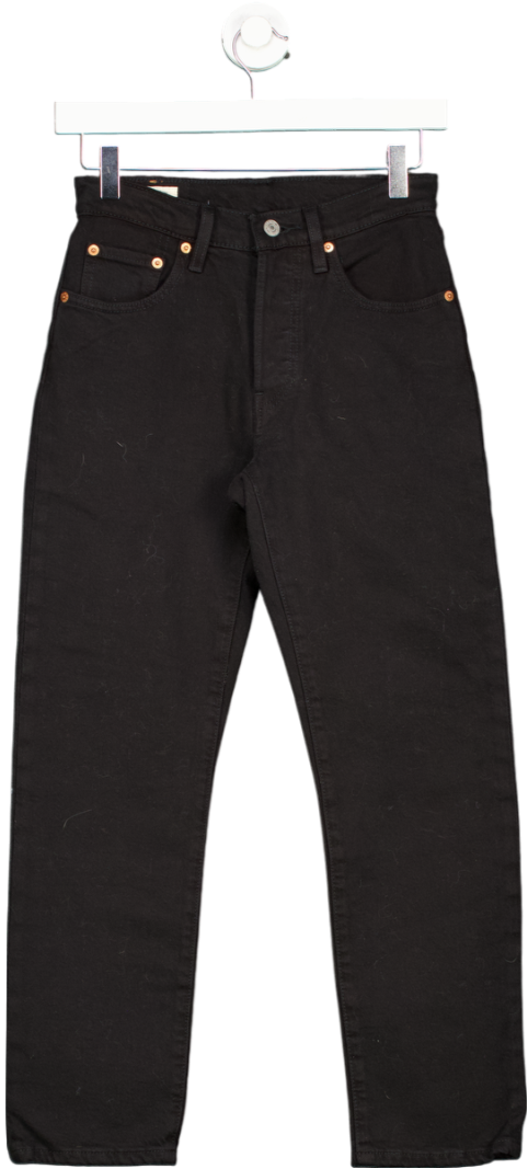 LEVI'S Black 501 Original Crop Jeans  L26 W24