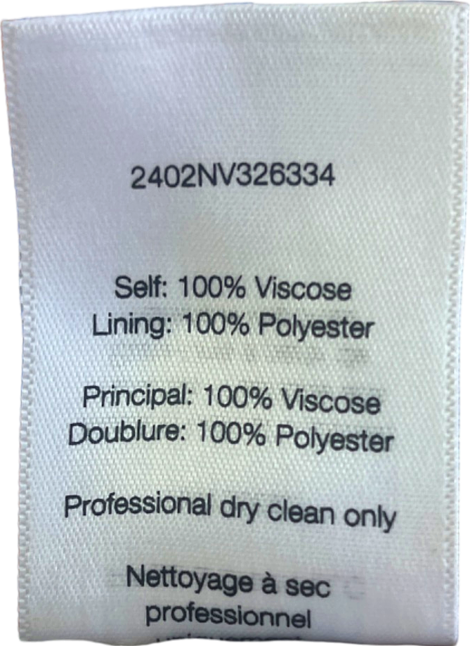 Veronica Beard Sand/Slate Blue Grigore Pant UK Size 10