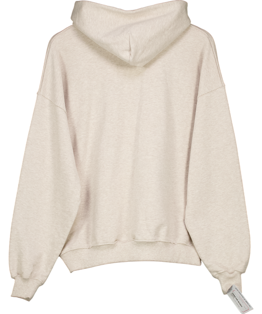 gymshark Stone Rest Day Sweats Hoodie UK S