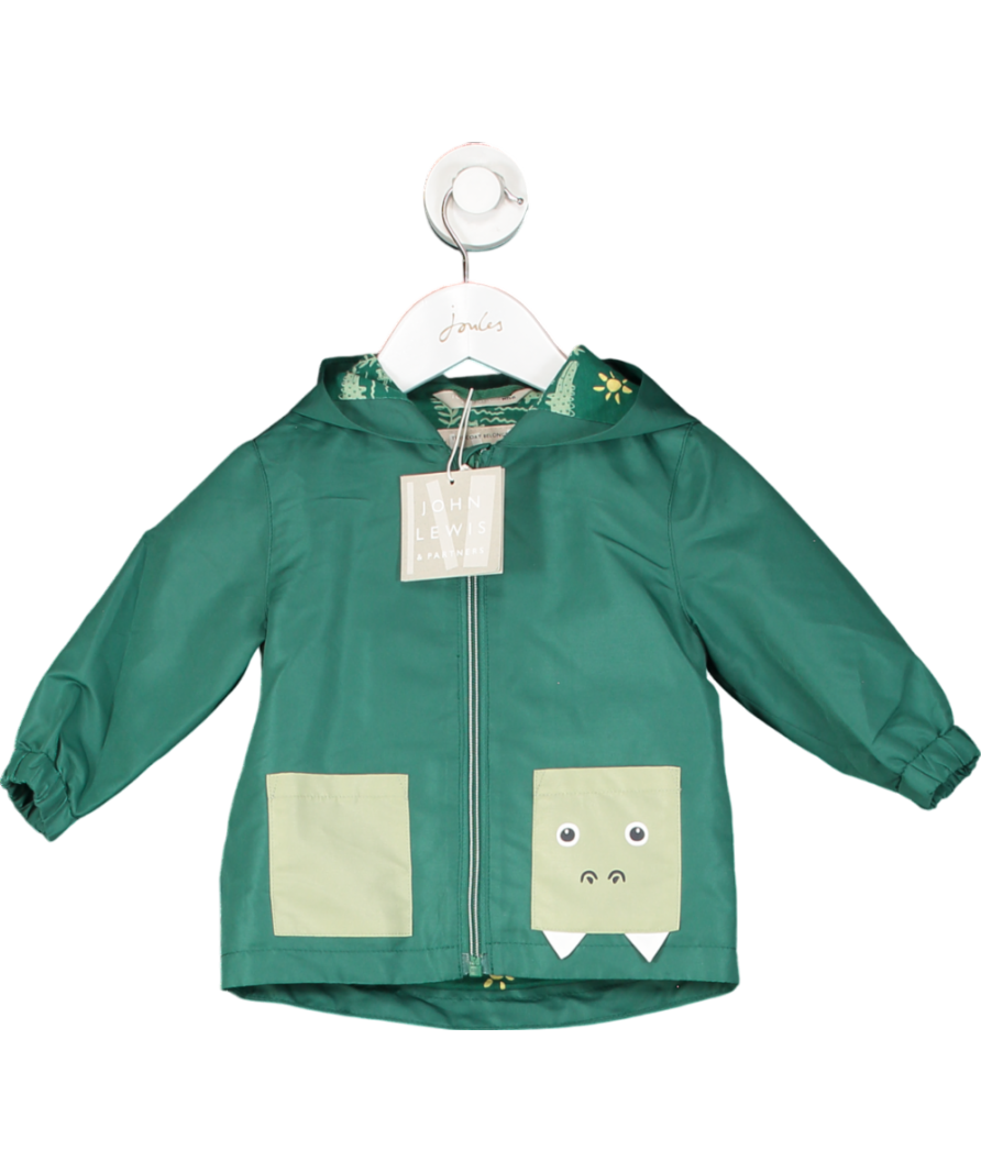 John Lewis Green Baby Crocodile Windbreaker 6-9 Months
