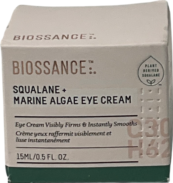 BIOSSANCE Squalane And Marine Algae Eye Cream 15ml
