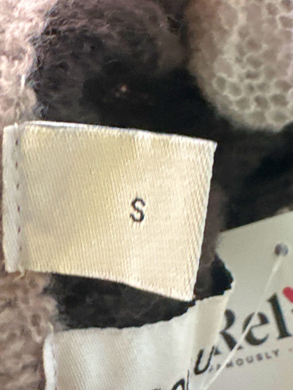 Collusion Brown and Beige Ribbed Knit Jumper UK S