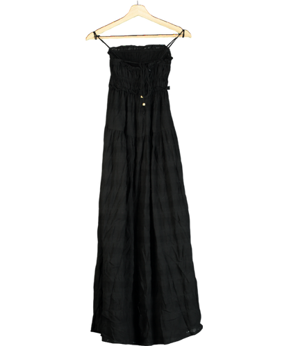 Kivari Black Rylan Maxi Dress UK 6