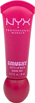 NYX Smushy, Matte Lip Balm, Soft Diffused Colour Shes Serving Smb04 8ml