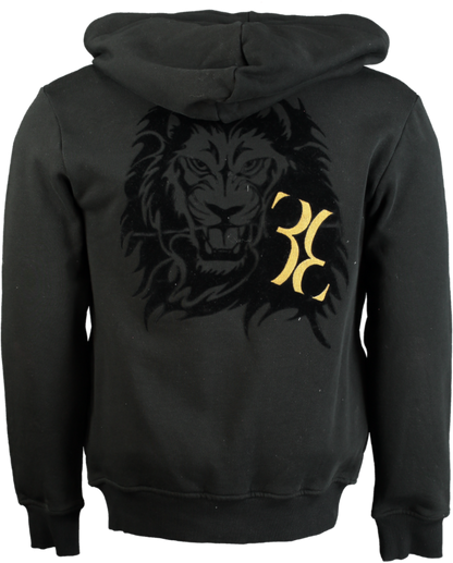 Billionaire Black Lion Print Hoodie