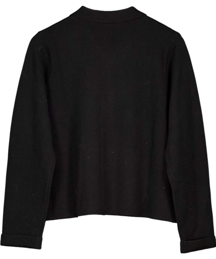 Eleven Loves Maeve Milano Pocket Wool Blend Knitted Jacket - Black UK M